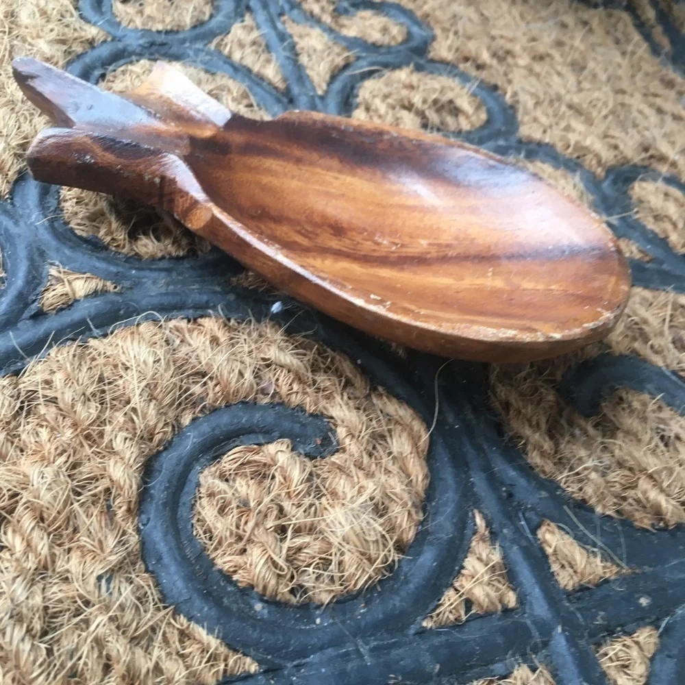 Small Monkey Pod Wood Pineapple Boho Tray Dish